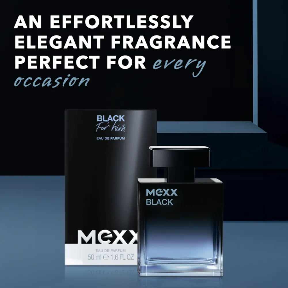 Black for Men Eau De Parfum 50 ml^Mexx Sale