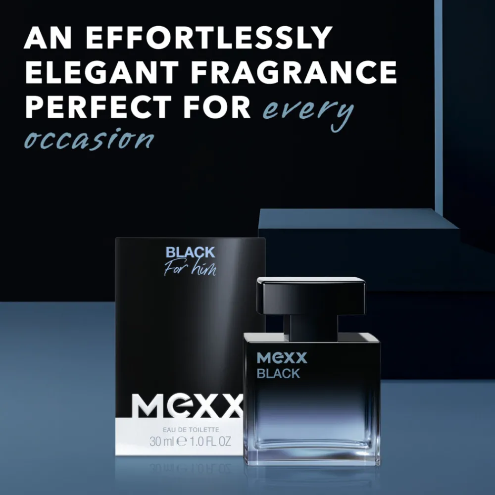Black for Men Eau de Toilette 30 ml^Mexx Clearance