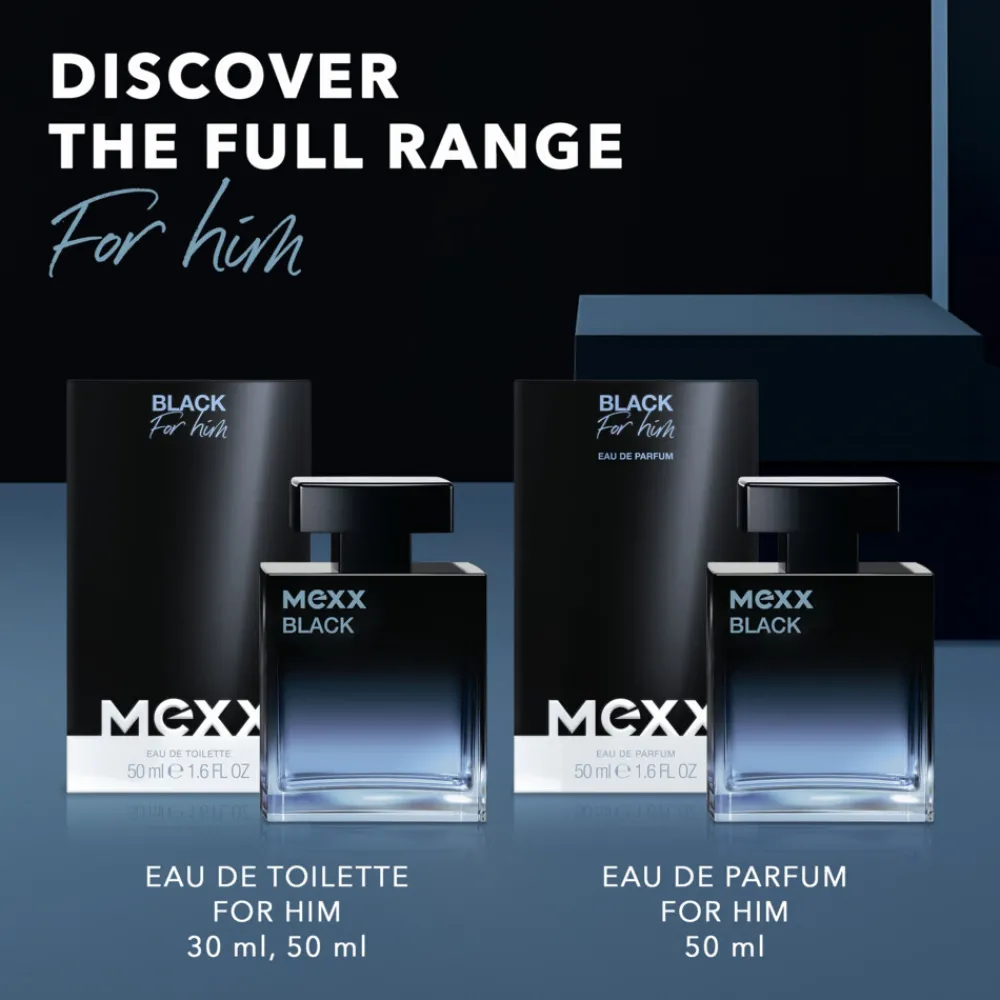 Black for Men Eau de Toilette 30 ml^Mexx Clearance