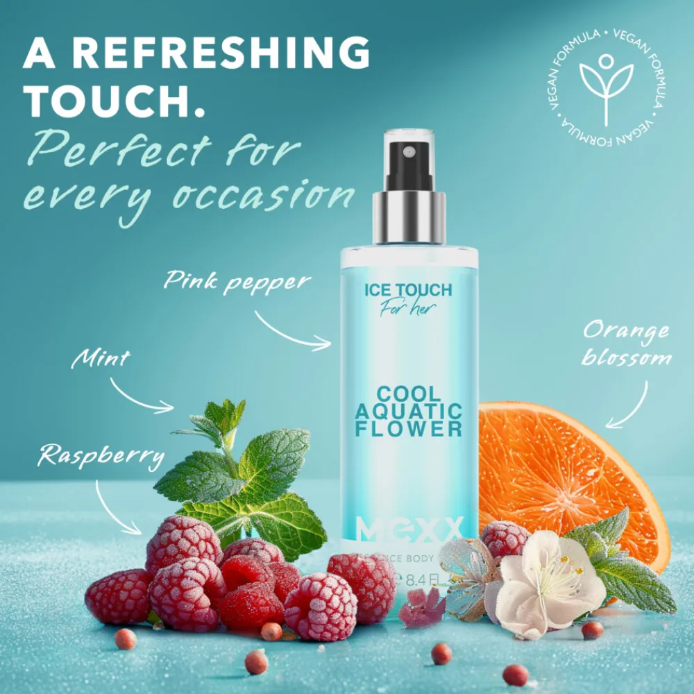 Parfum|Voor Haar<Mexx Ice Touch Woman Body Mist 250 ml