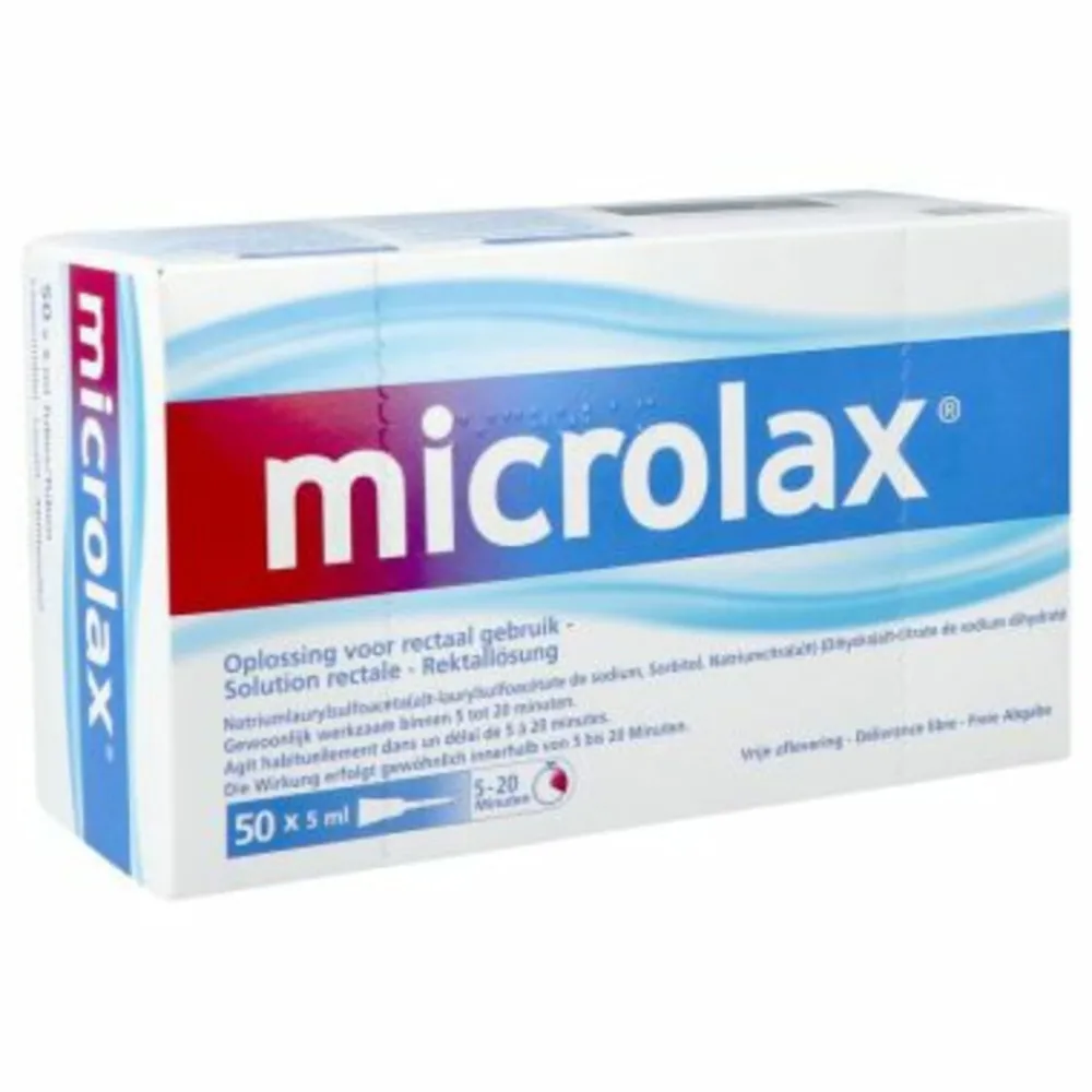 Maag & Darm<Microlax Oplossing Voor Rectaal Gebruik 50 stuks