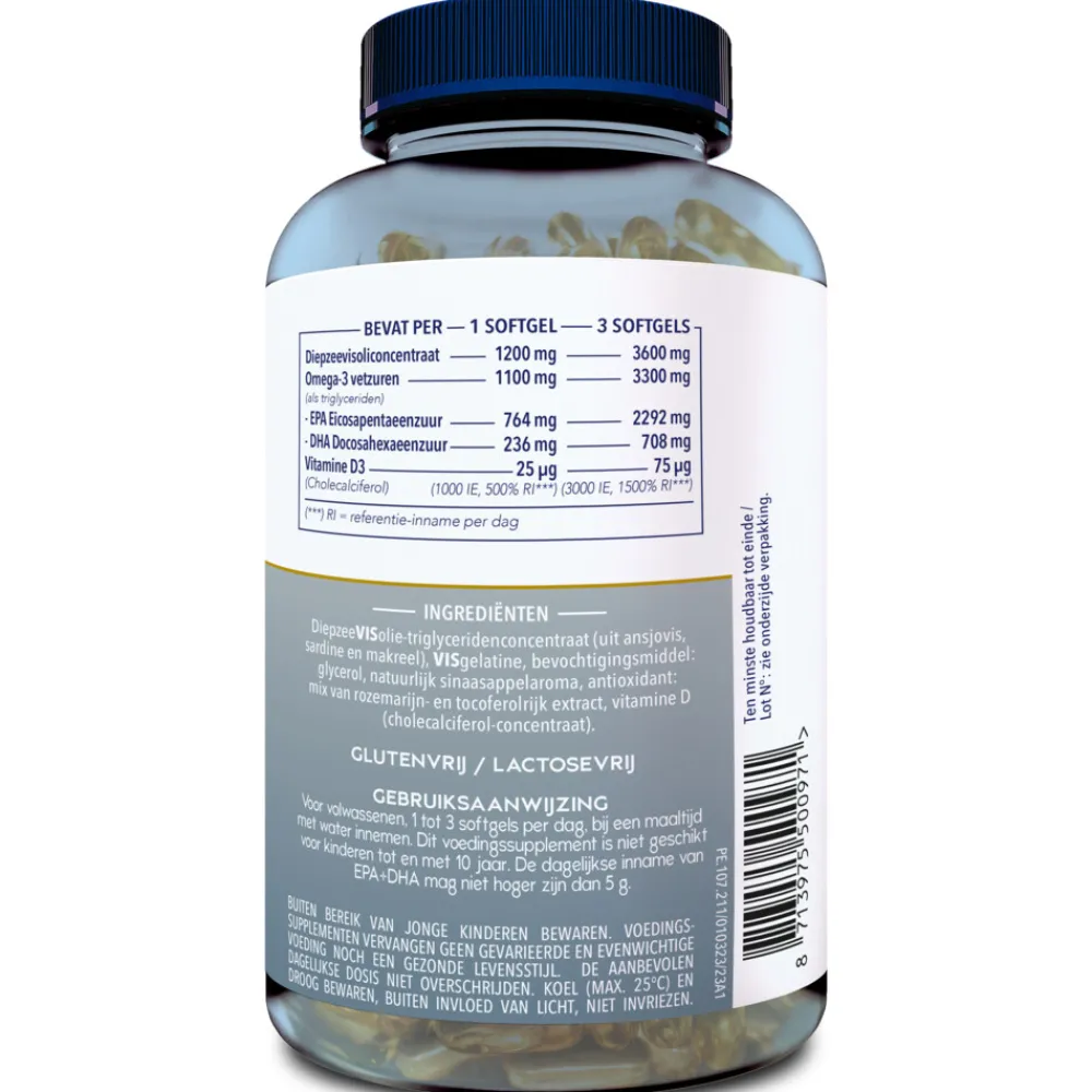 MorEPA Platinum + Vitamine D3 120 softgels^Minami Hot