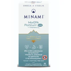 Speciale Bestanddelen<Minami MorEPA Platinum Mini + Vitamine D3 90 softgels
