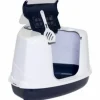 Kattenbakken & Toebehoren<Moderna Hoek Kattenbak Flip Donkerblauw - Wit