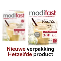 Dranken<Modifast Intensive Milkshake Vanille 8 x 55 gr