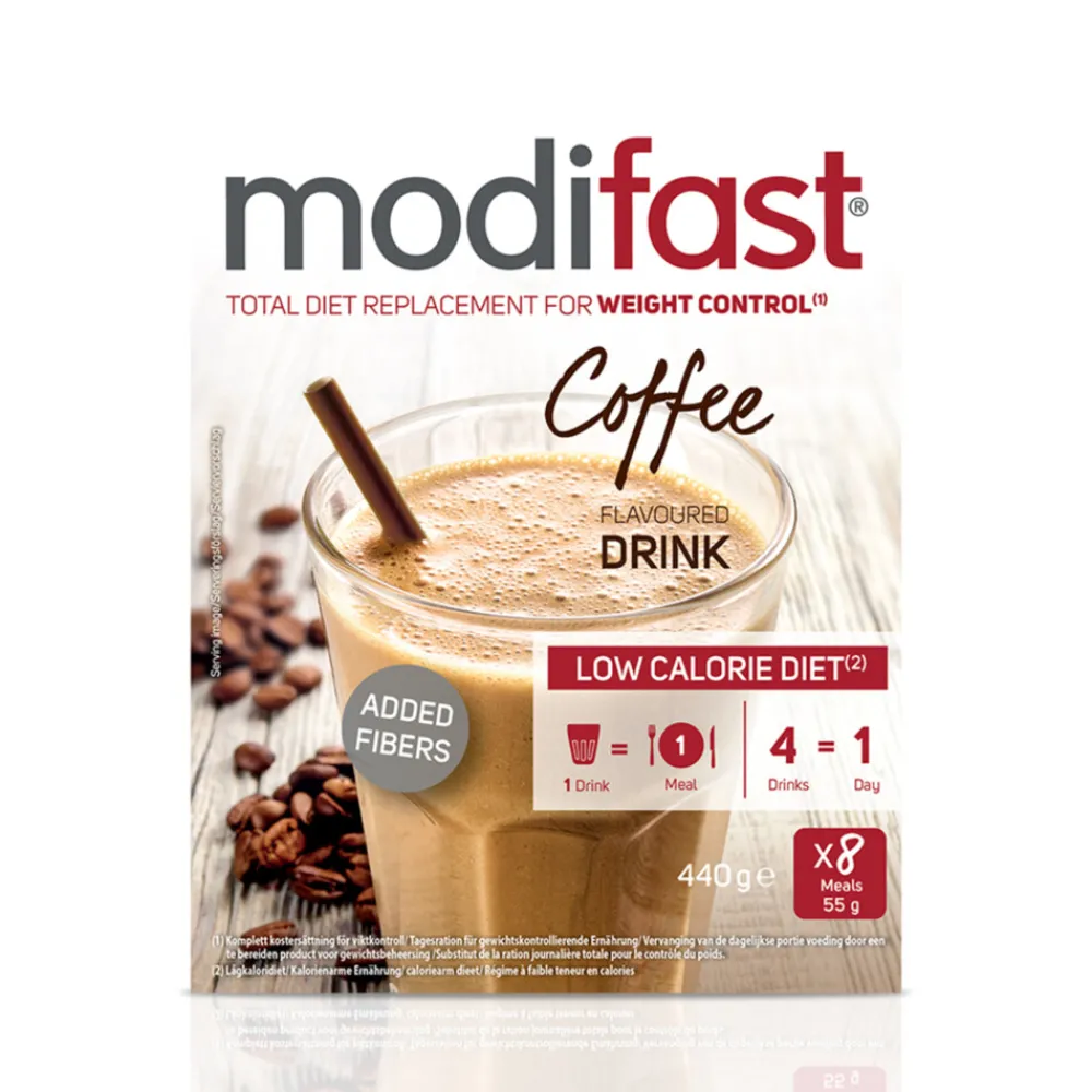 Dranken<Modifast Intensive Milkshake Koffie 8 x 55 gr
