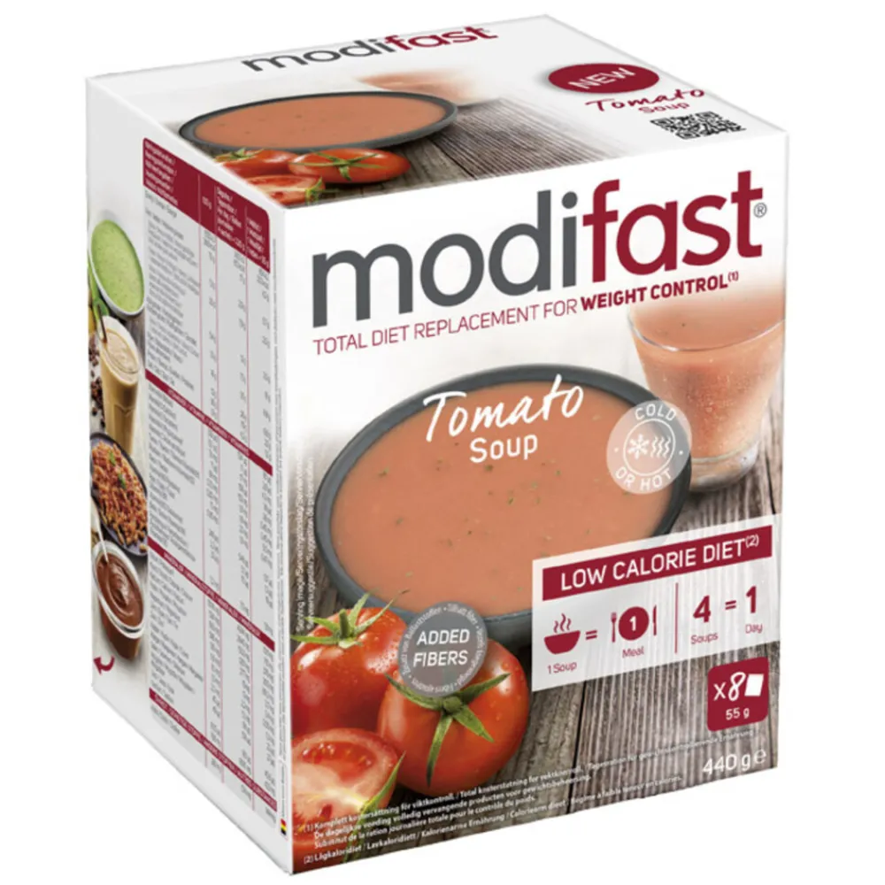 Soepen & Sauzen|Maaltijdvervangers<Modifast Intensive Soep Tomaat 440 gr