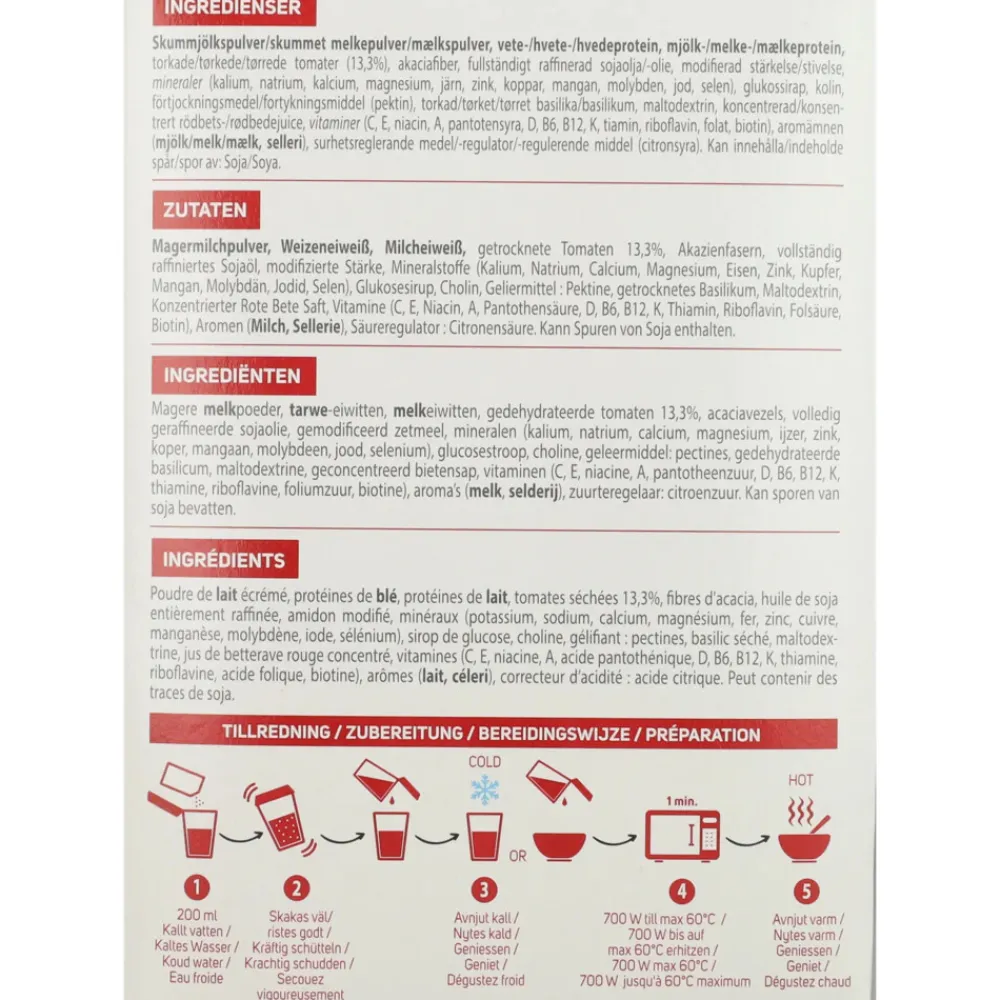 Soepen & Sauzen|Maaltijdvervangers<Modifast Intensive Soep Tomaat 440 gr