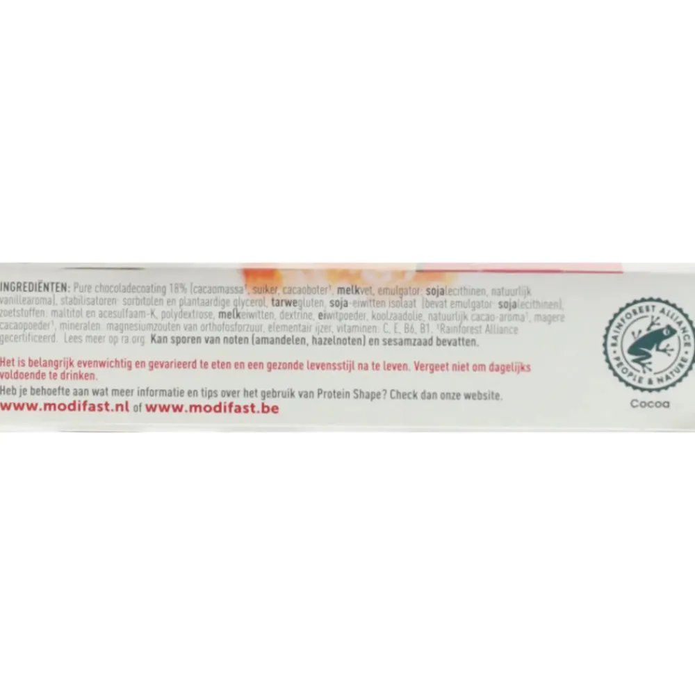 Snacks & Tussendoortjes<Modifast Protein Shape Reep Chocolade 6 x 27 gr