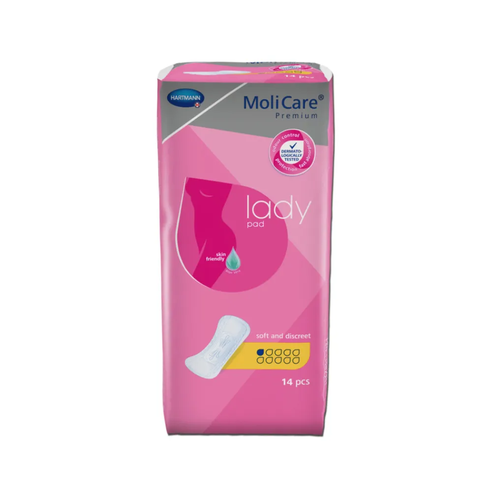 Best Premium Lady Pad 1 Druppel 181 ml Absorptie 14 stuks Incontinentie
