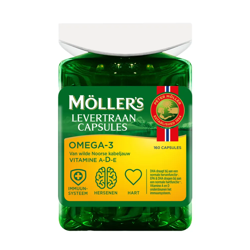 Levertraan 160 capsules^Mollers Best