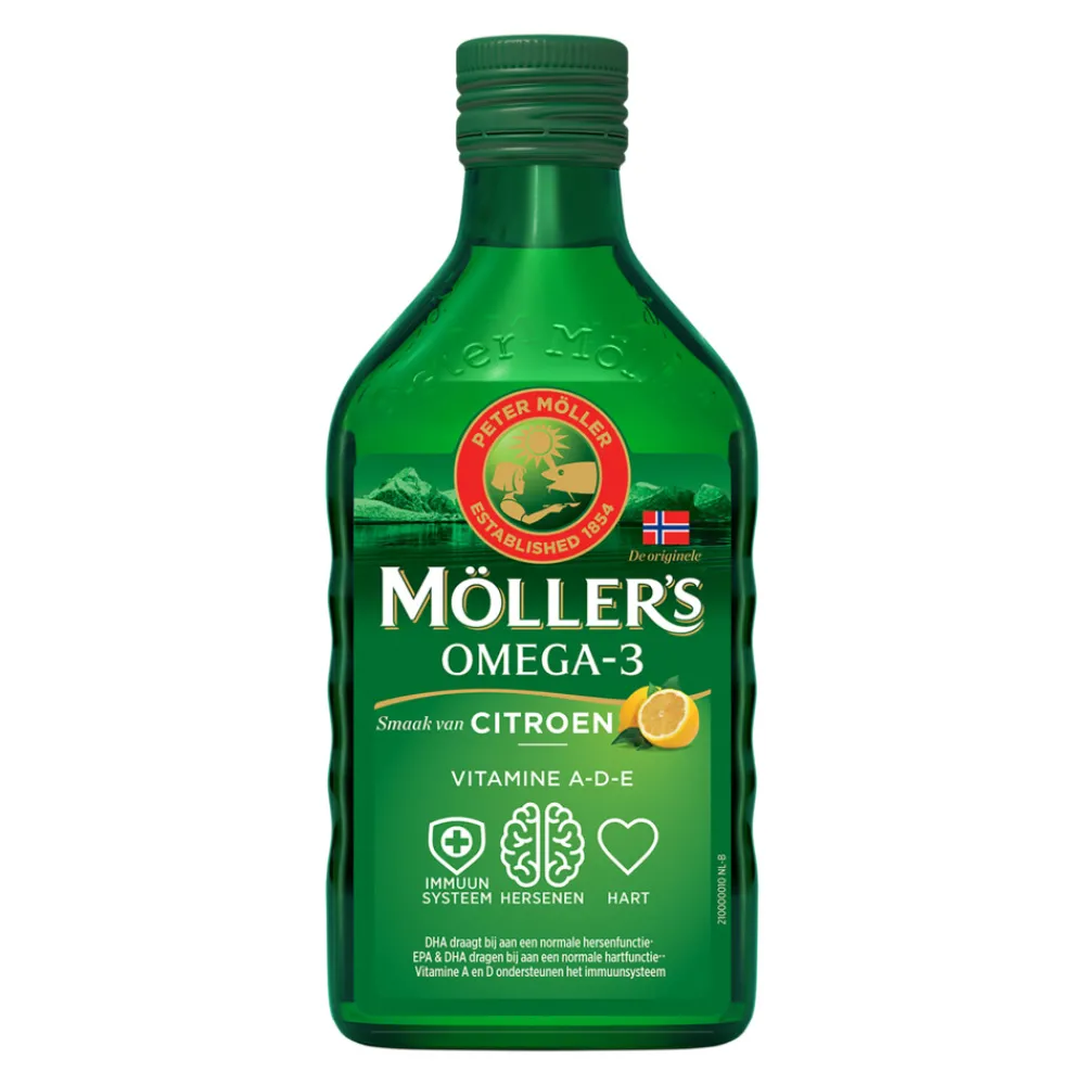 Vitaminen & Supplementen|Speciale Bestanddelen<Mollers Omega-3 Citroen 250 ml