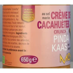 Clearance Pindakaas Crunchy Bio 650 gr Beleg