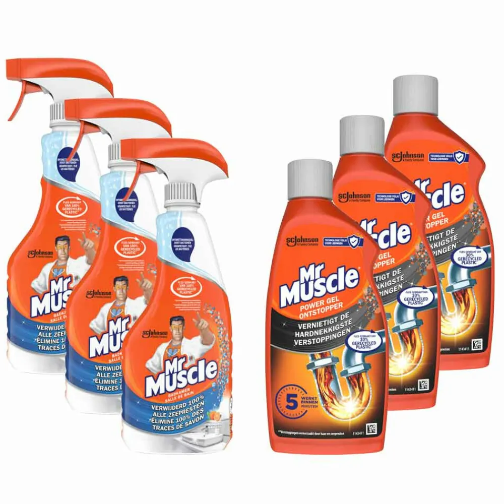 Mr Muscle Badkamer Reinigings Pakket^Mr. Muscle Sale