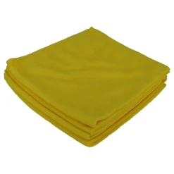 Outlet Microvezel Doek Geel 5 stuks Schoonmaakdoekjes