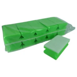 Sponzen<Multy Schuursponsjes Krasvrij Easy Grip Groen 10 stuks