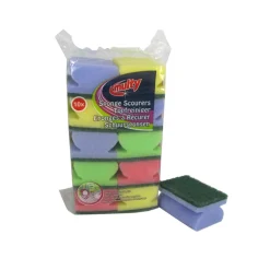 Schuursponsjes met Greep 10 stuks Sponzen