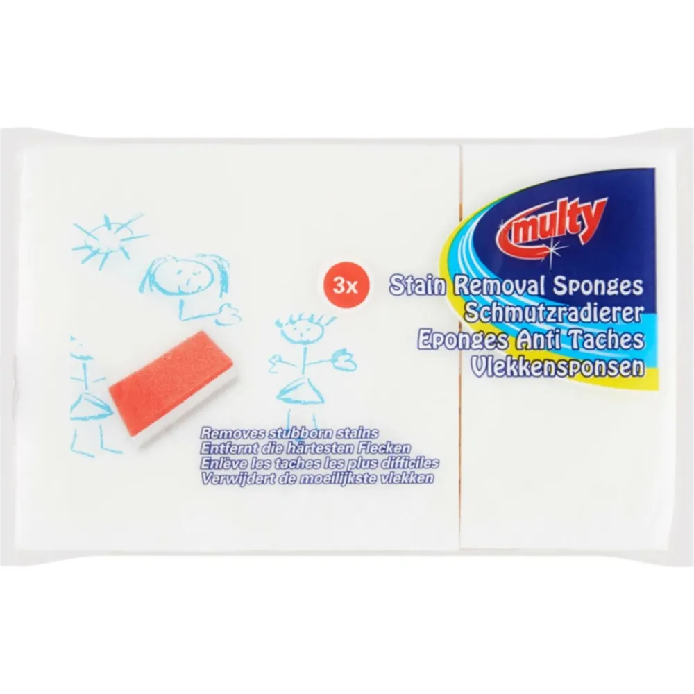 Vlekkenspons 3 stuks^Multy Sale