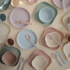 Borden Set Powder Blue 2 stuks Servies & Drinkbekers