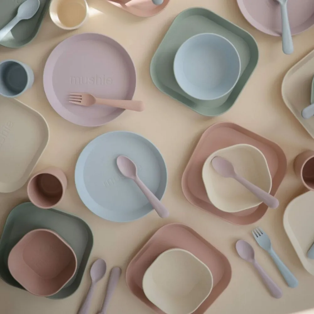 Borden Set Powder Blue 2 stuks Servies & Drinkbekers