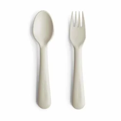 Online Kinderbestek Set Lepel en Vork Ivory 1 set Servies & Drinkbekers