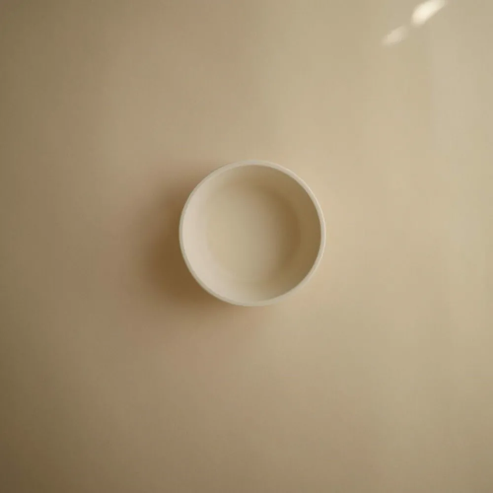 Servies & Drinkbekers<Mushie Kom Antislip Ivory