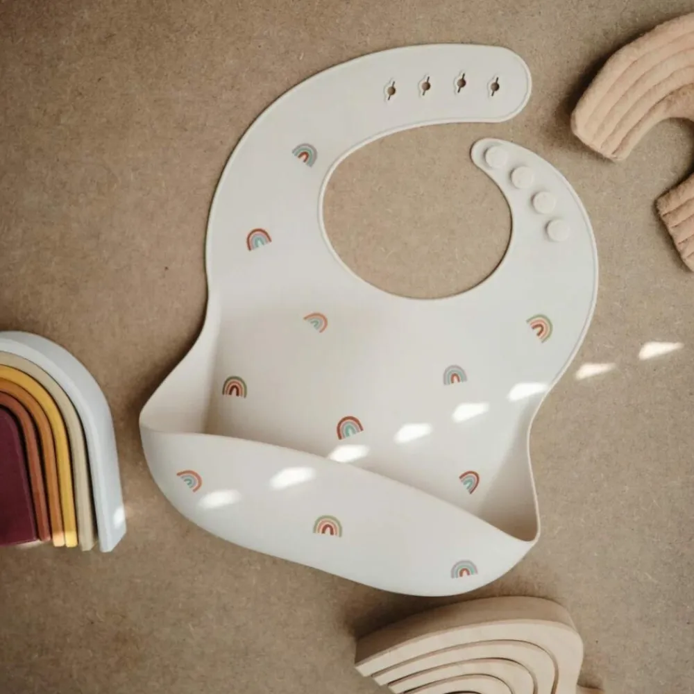 Online Slabbetje met Opvangbakje Rainbow Accessoires