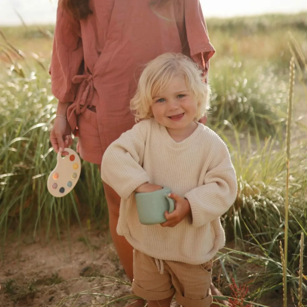 Servies & Drinkbekers<Mushie Snack Cup Cambridge blue