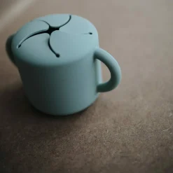 Servies & Drinkbekers<Mushie Snack Cup Cambridge blue