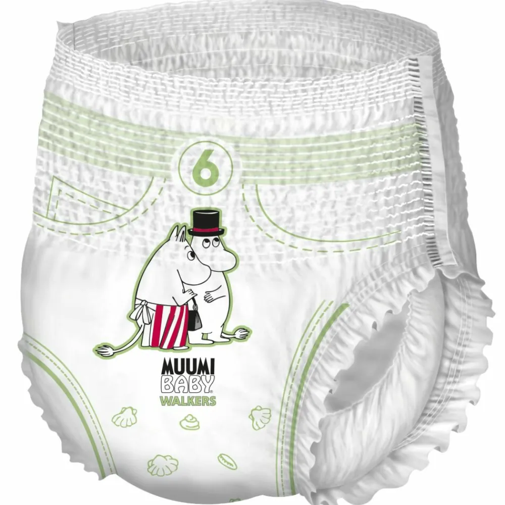 Luiers<Muumi baby Ecologische Luierbroekjes Maat 6 12-20kg 36 stuks
