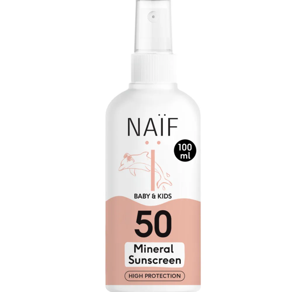 Lichaamsverzorging|Zonnebrand<Naif Baby & Kids Minerale Zonnebrand Spray SPF 50 100 ml