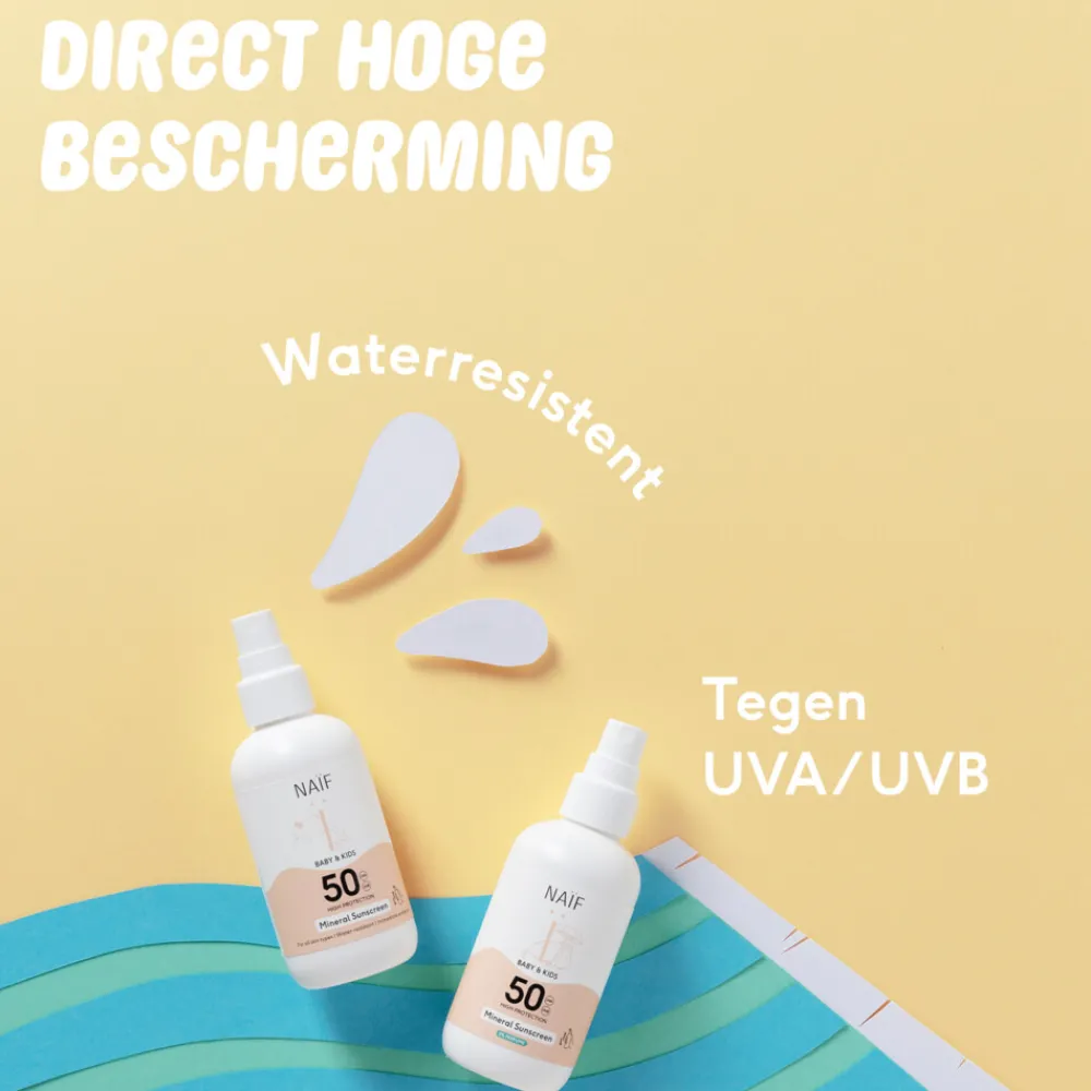 Online Baby & Kids Minerale Zonnebrand Spray SPF 50 175 ml Lichaamsverzorging|Zonnebrand