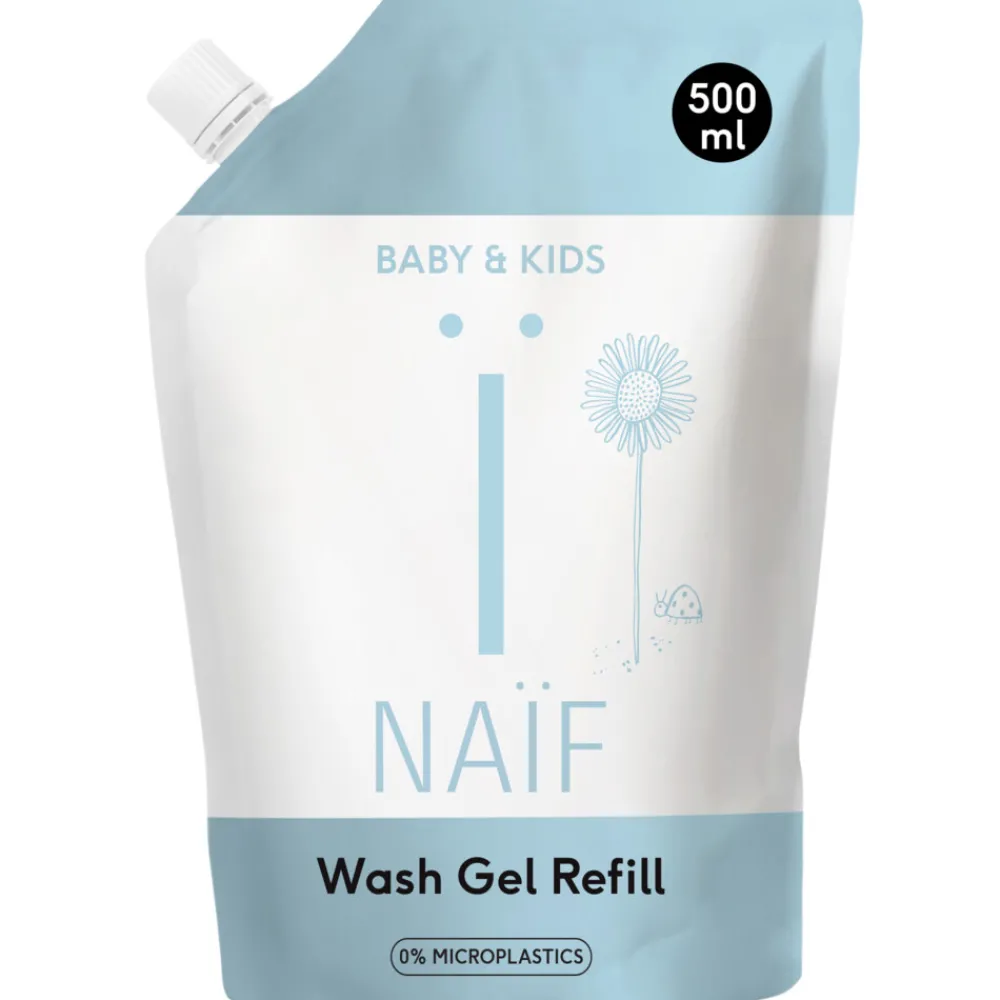 Baby & Kids Reinigende Wasgel Navulverpakking 500 ml^Naif Hot