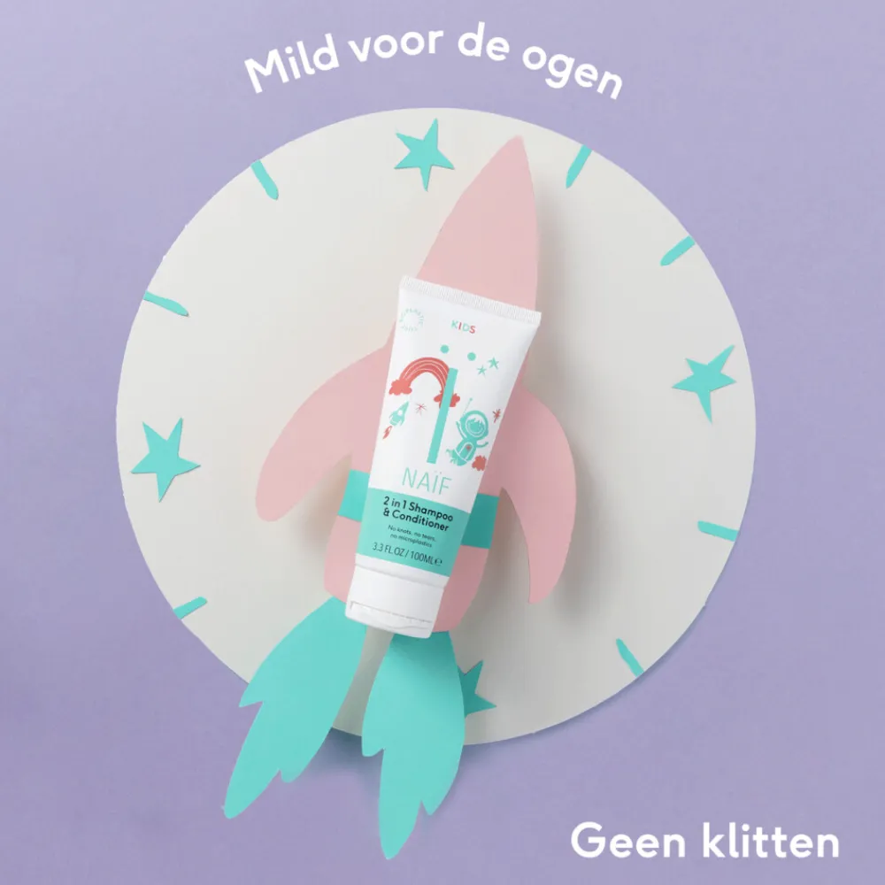 Bad & Douche<Naif Kids 2 in 1 Shampoo & Conditioner 200 ml