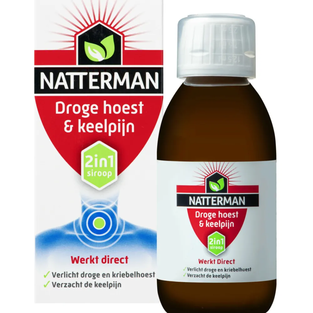 Droge Hoest en Keelpijn 150 ml^Natterman Outlet