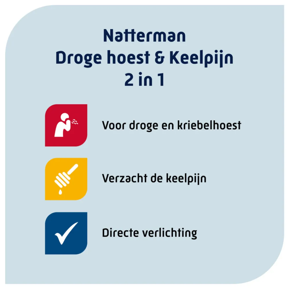 Droge Hoest en Keelpijn 150 ml^Natterman Outlet