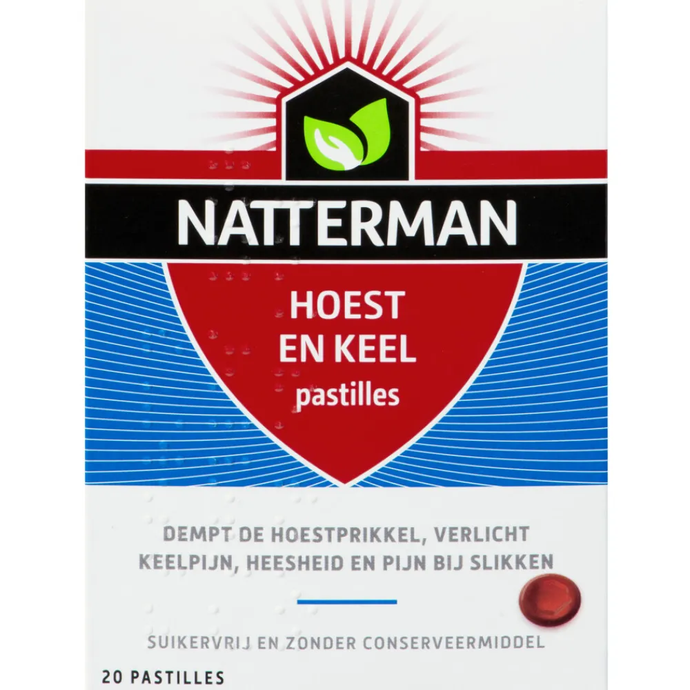 Luchtwegen & Keel<Natterman Hoest- en Keel 20 stuks