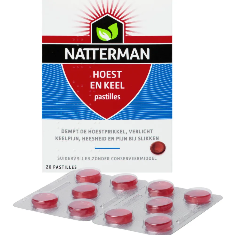 Luchtwegen & Keel<Natterman Hoest- en Keel 20 stuks