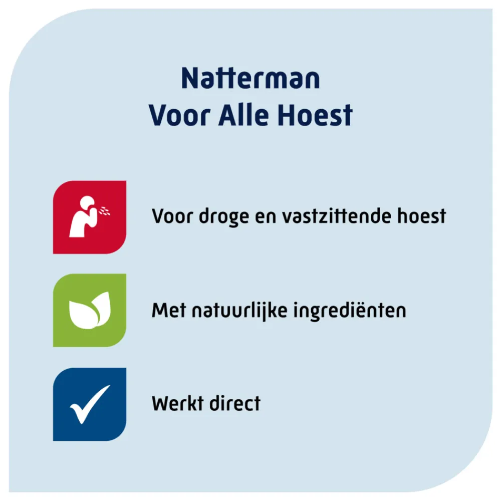 Luchtwegen & Keel<Natterman Voor alle Hoest Hoestdrank 180 ml