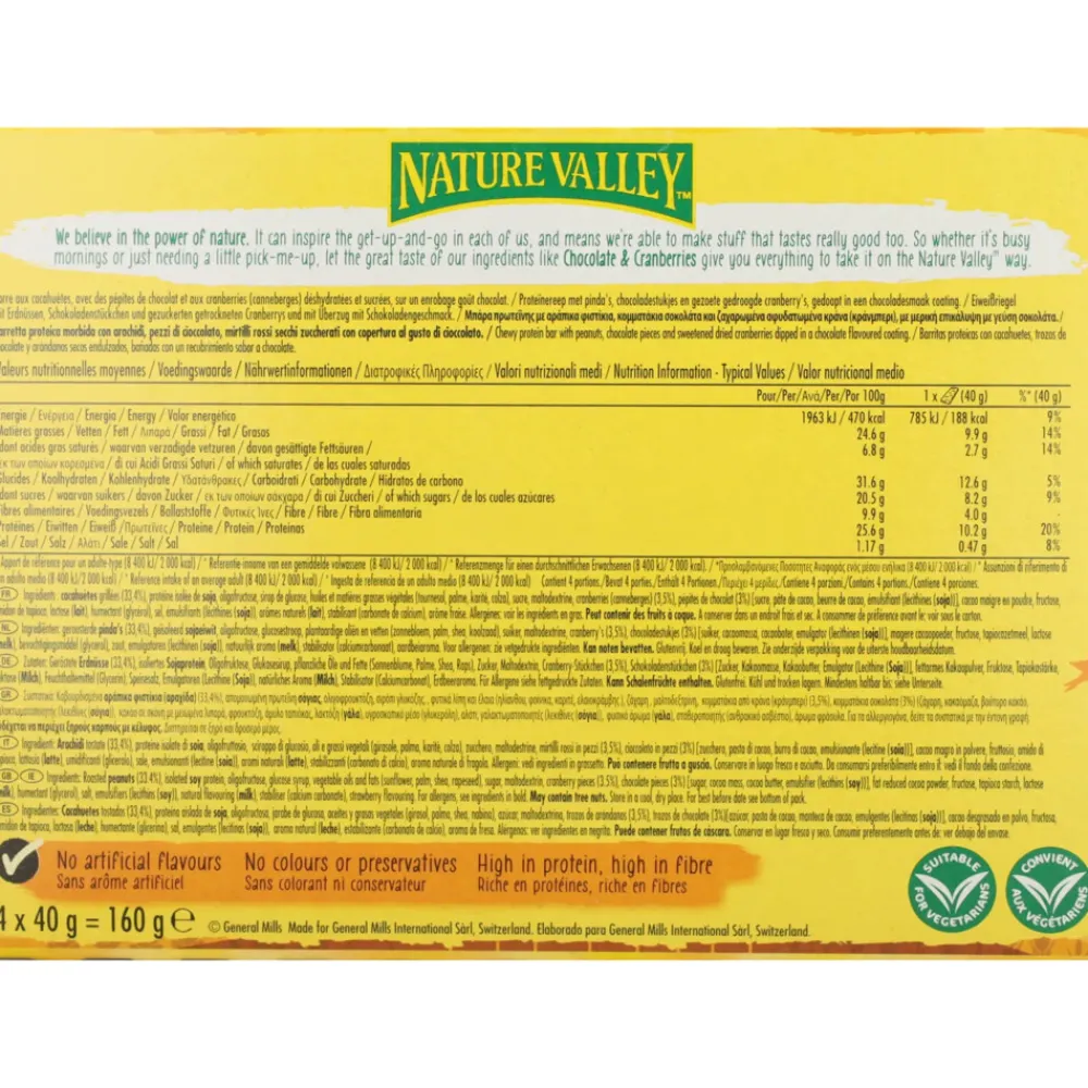 Discount Proteine Repen Berries & Chocolate 4 stuks Glutenvrij|Snacks & Tussendoortjes