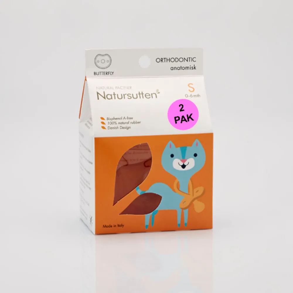 Outlet Fopspenen Vlinder Anatomisch Small 2 stuks Flessen & Spenen