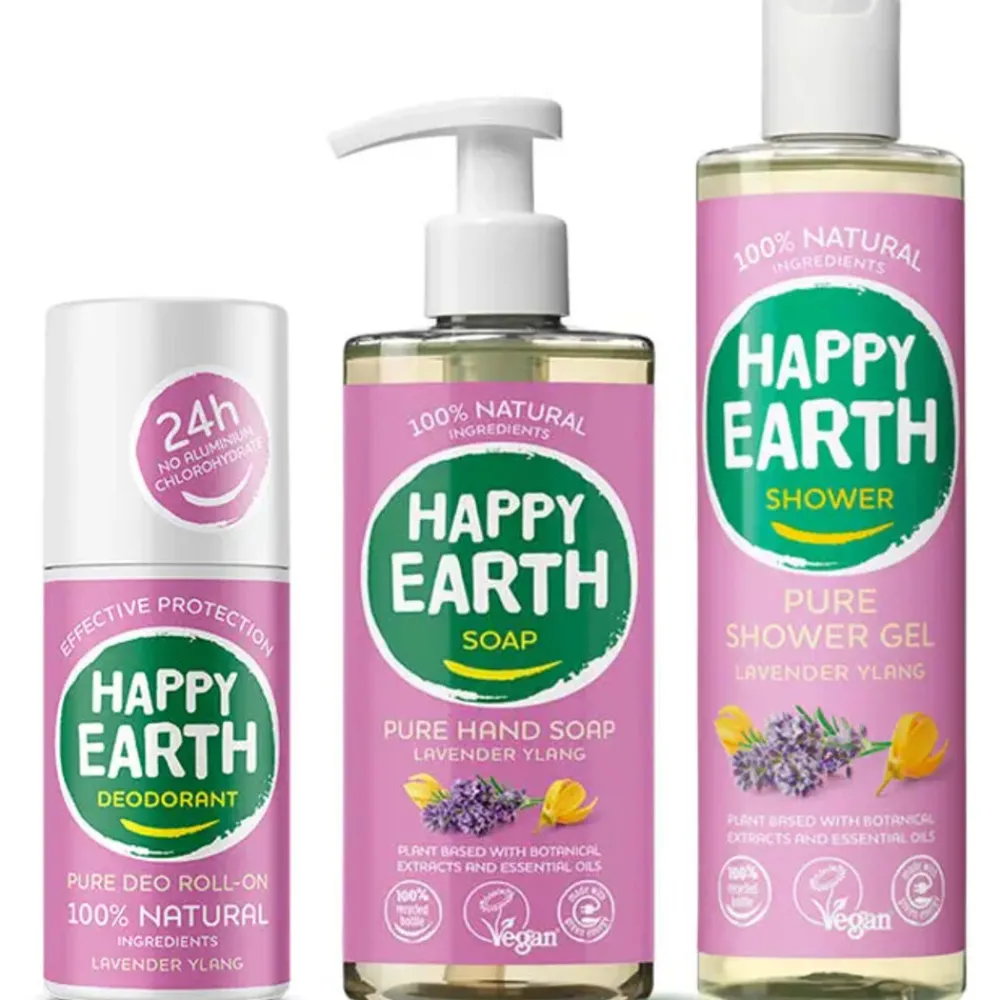 Keukenartikelen<Happy Earth Natuurlijke Lavender Ylang Voordeelbundel Pakket