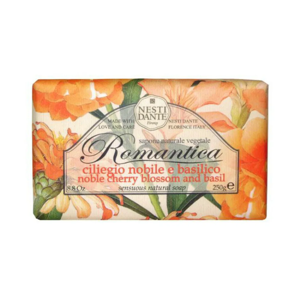 Keukenartikelen|Handverzorging<Nesti Dante Romantica Handzeep Noble Cherry Blossom & Basil 250 gr
