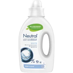 Wasmiddel<Neutral Vloeibaar Wasmiddel Wit 20 Wasbeurten 1 liter