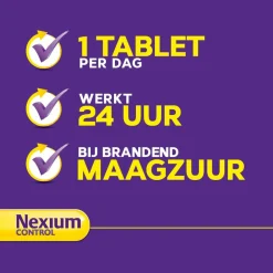 Maag & Darm<Nexium Control Tabletten 20 mg 14 tabletten