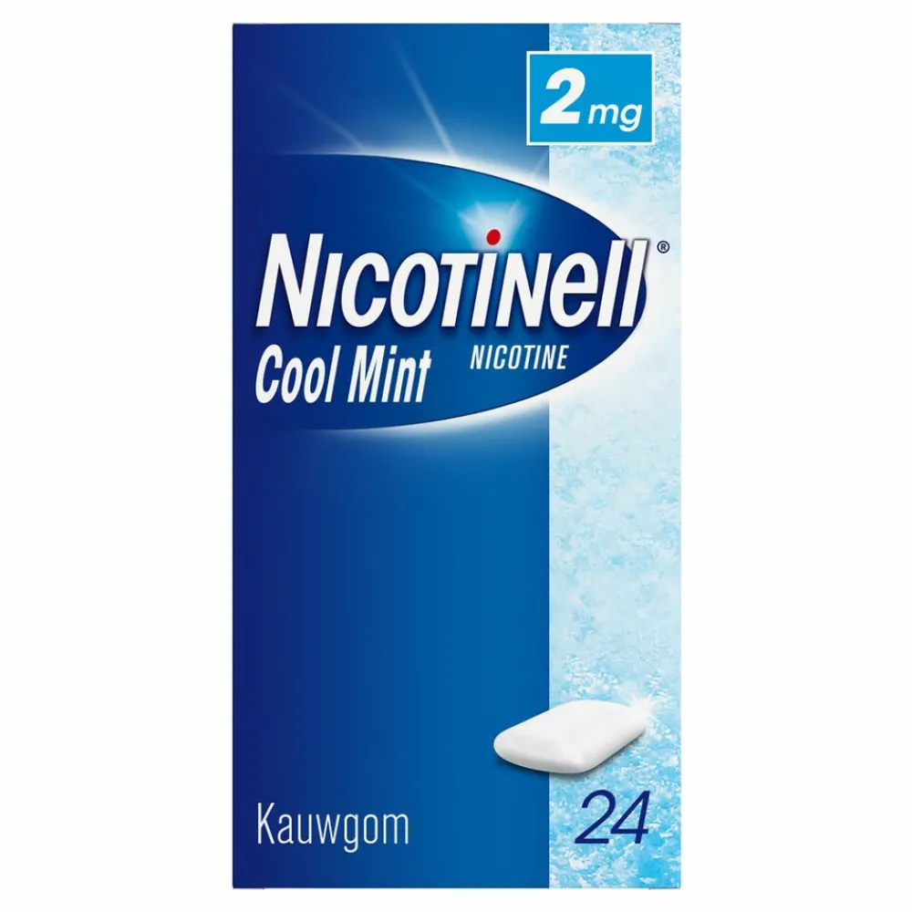 Discount Kauwgom Cool Mint 2 mg 24 stuks Stoppen Met Roken