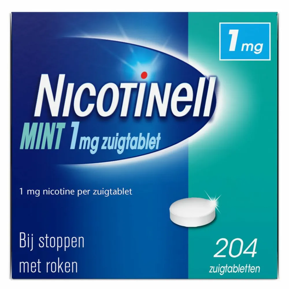 Stoppen Met Roken<Nicotinell Zuigtablet Mint 1 mg 204 zuigtabletten