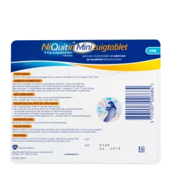 Sale Mini 4 mg Zuigtablet 60 stuks Stoppen Met Roken