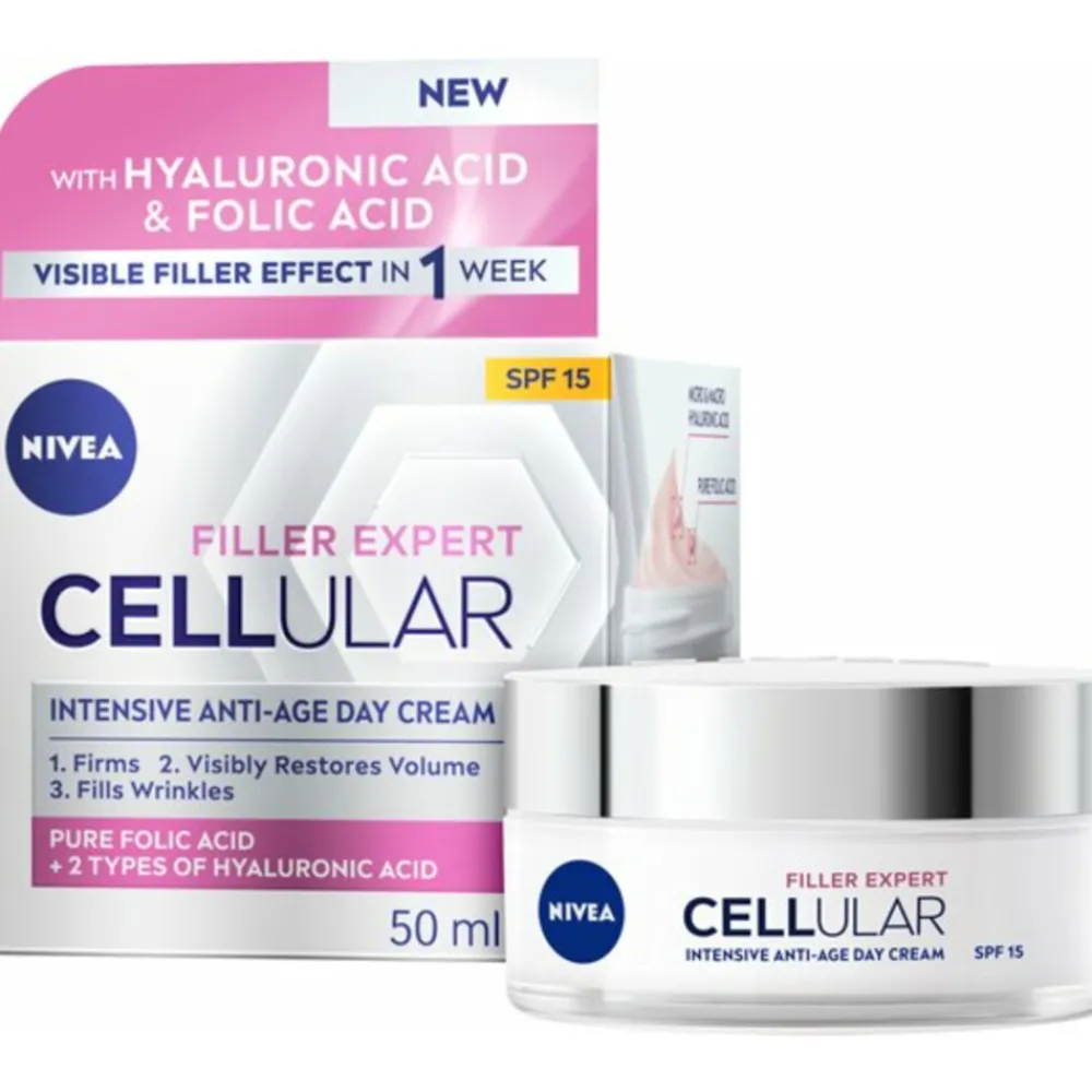 Dag- & Nachtcrème<NIVEA Cellular Filler Dagcrème Anti-Age SPF 15 50 ml