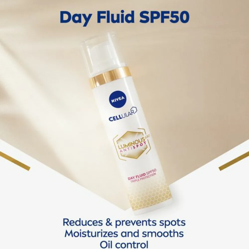Dag- & Nachtcrème<NIVEA Cellular Luminous Anti-Pigment Dagcrème SPF50 40 ml